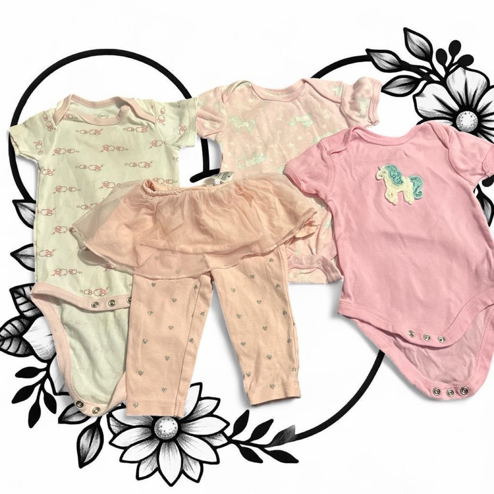 Adorable Pink Baby Outfit Set